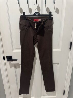 Women’s Dark Brown High-Rise Skinny Jeans